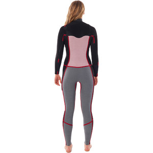 2023 Rip Curl Womens Dawn Patrol 5/3mm Chest Zip Wetsuit 126WFS - Black